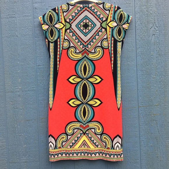 Laundry by Shelli Segal Women's Size Small Printed Mini Dress - Picture 4 of 5